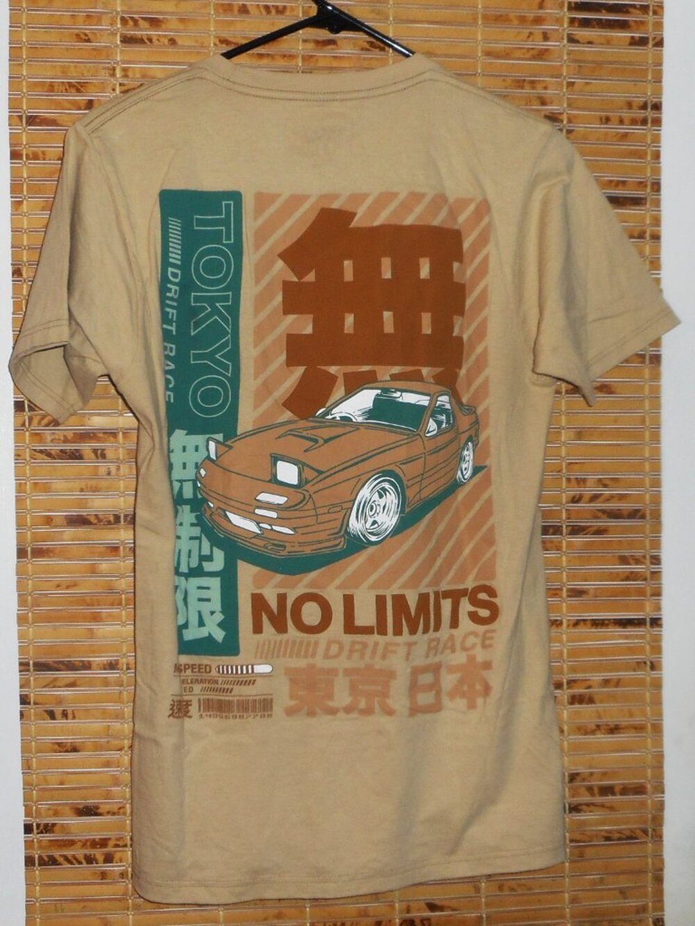 No Limits Drift Race Tokyo RX-7 Graphic Tee T-Shirt *Tag Size: Small